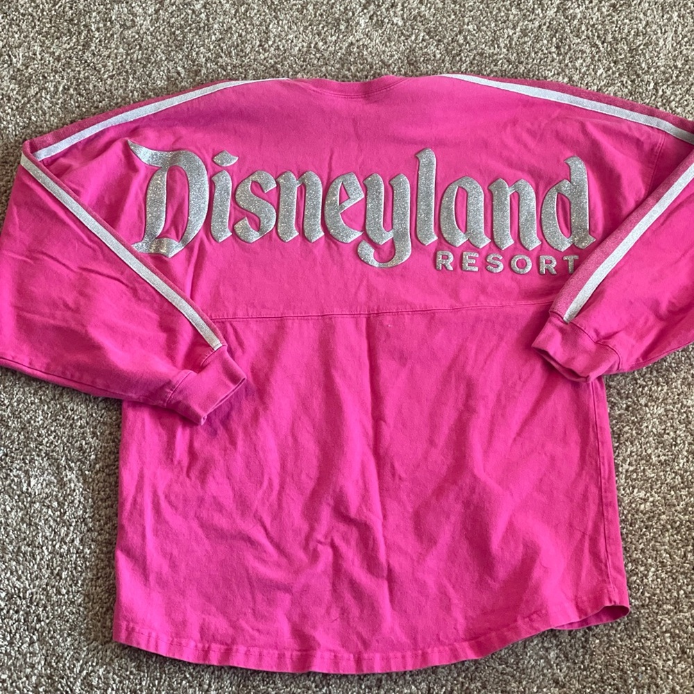 Hot pink, authentic Disneyland resort spirit jersey